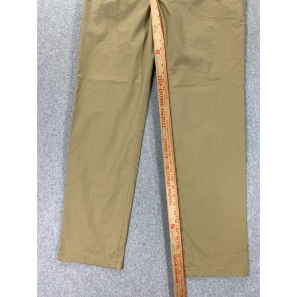 Nike Dri Fit Standard Fit Cotton Blend Chino Pants (Men's 34x34) Tan - Picture 9 of 15